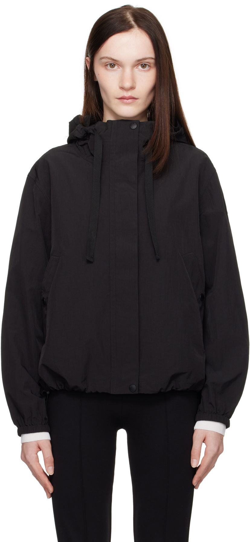 Vindjakke KENZO 'Boke Flower 2.0' Short Hooded Jacket Sort | FF52OU1419NF