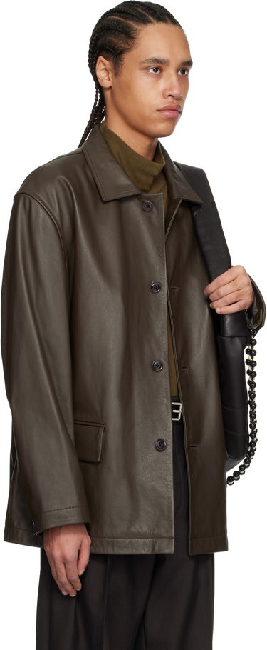 Jakke LEMAIRE Lemaire Relaxed Leather Jacket Brun | OW1074 LL0095, 1