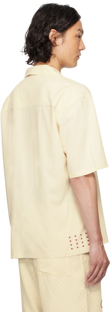 Skjorte Ksubi Ksubi 1999 Diner Short Sleeve Shirt Gul | MSP25SH014, 2