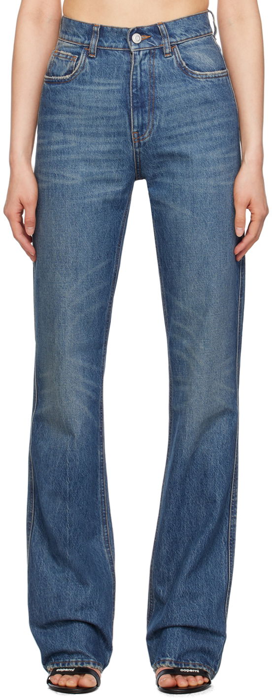 Jeans Coperni Coperni Straight Leg Jeans Blå | COPP78252
