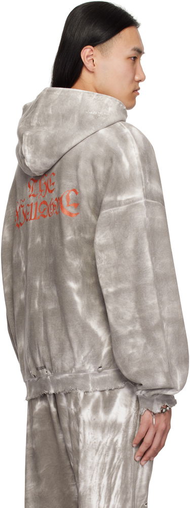 Sweatshirt We11done We11done Muddy Four Sleeves Zip-Up Hoodie Grå | WD-TJ0-25-816-U-BK, 2