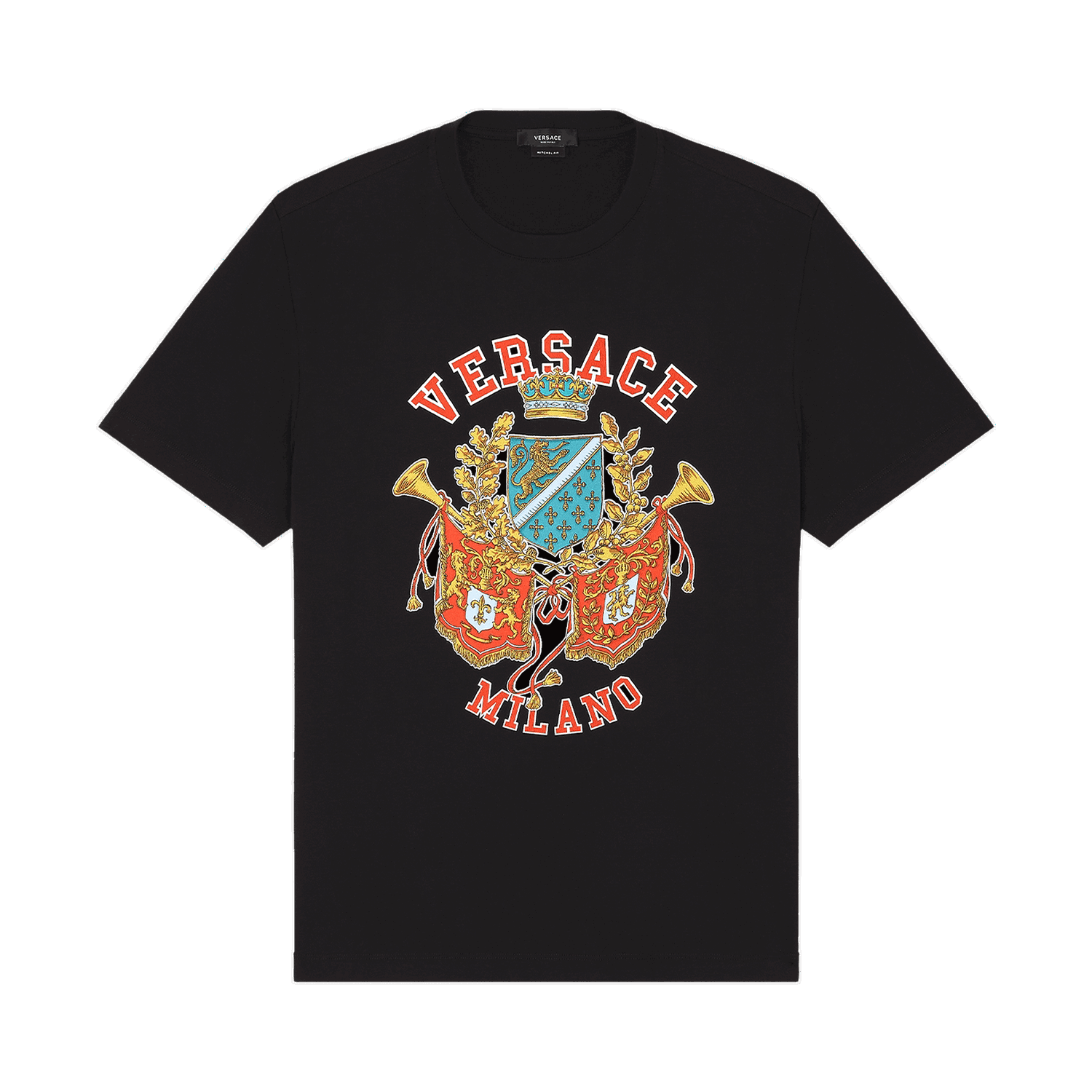 T-shirt Versace Royal Rebellion T-Shirt Sort | 1005188 1A03480 1B000, 0