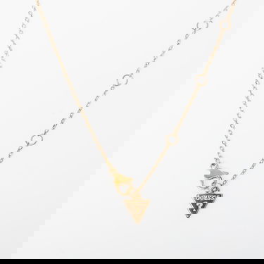 Halskæde GUESS "Life In 4G” Necklace Metalisk | JUBN02141JW, 2
