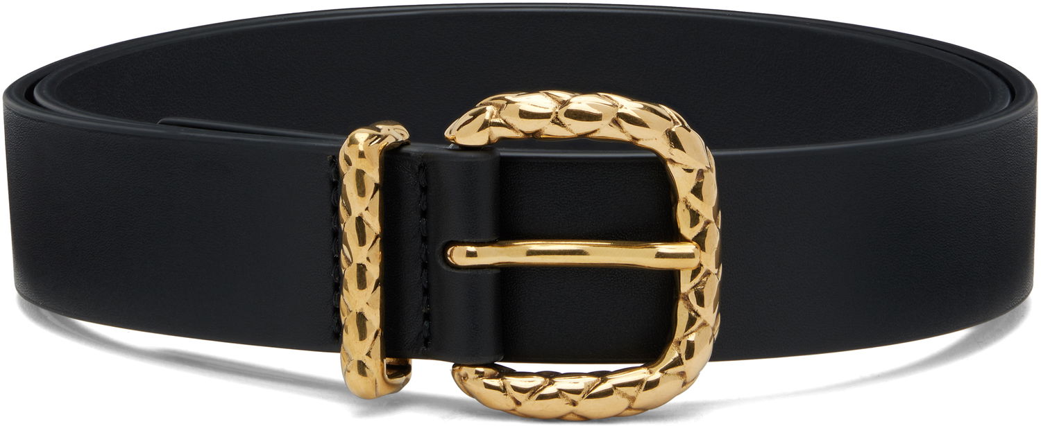 Bælter Bottega Veneta Bottega Veneta Coaxial Loop Belt Sort | 826665VALKO1019, 0