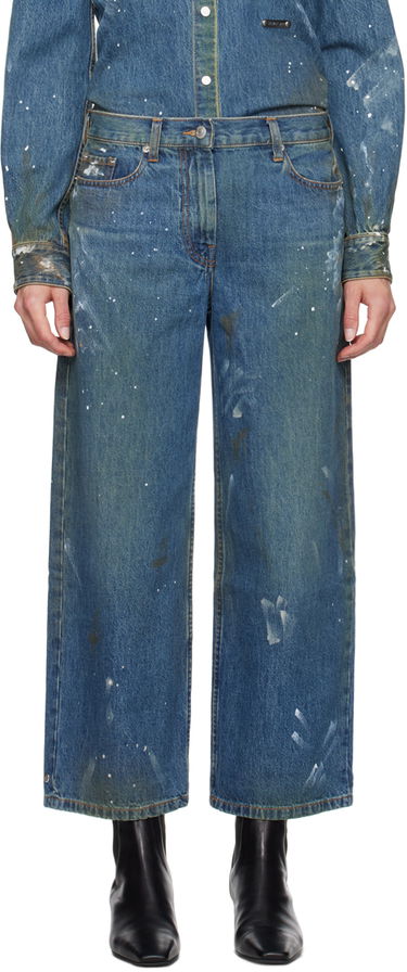 Jeans Helmut Lang Painted Wide Leg Jeans Blå | O05DW202, 0
