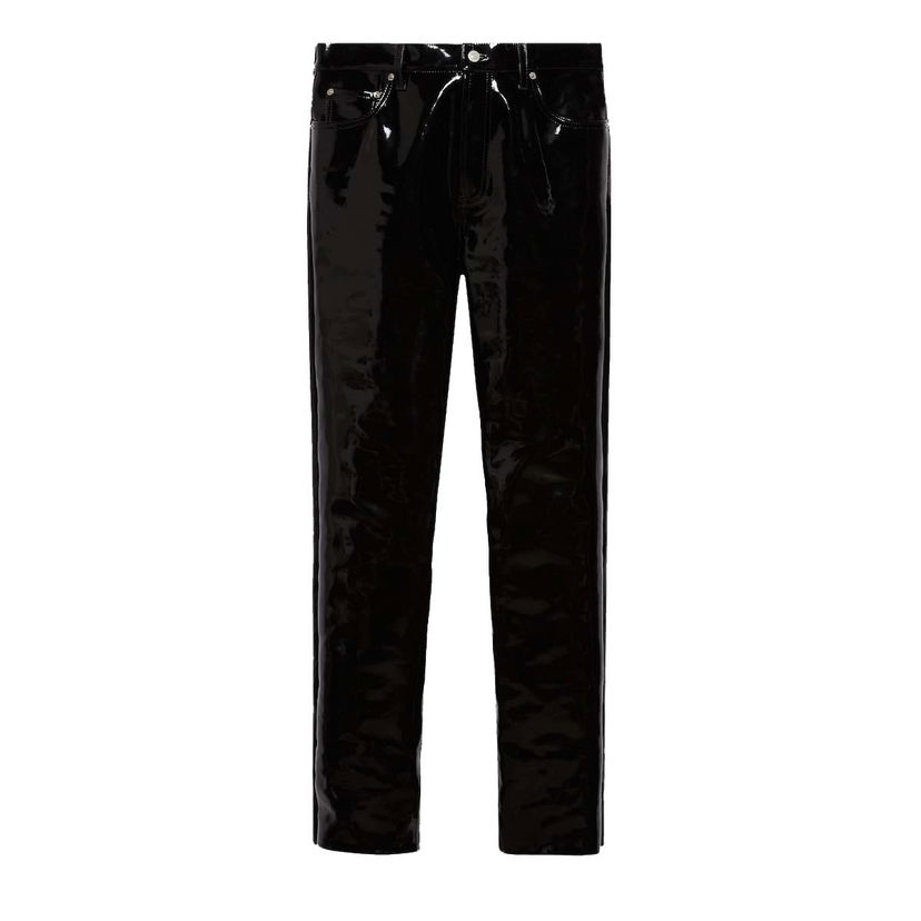 Bukser Gucci Vinyl Pant Black Sort | 760732 XDCOU 1000