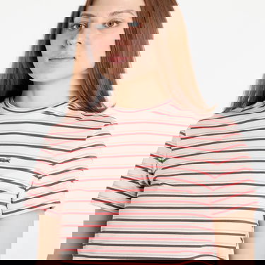T-shirt Lacoste LACOSTE Striped T-Shirt Lyserød | TF0352 FYI, 4