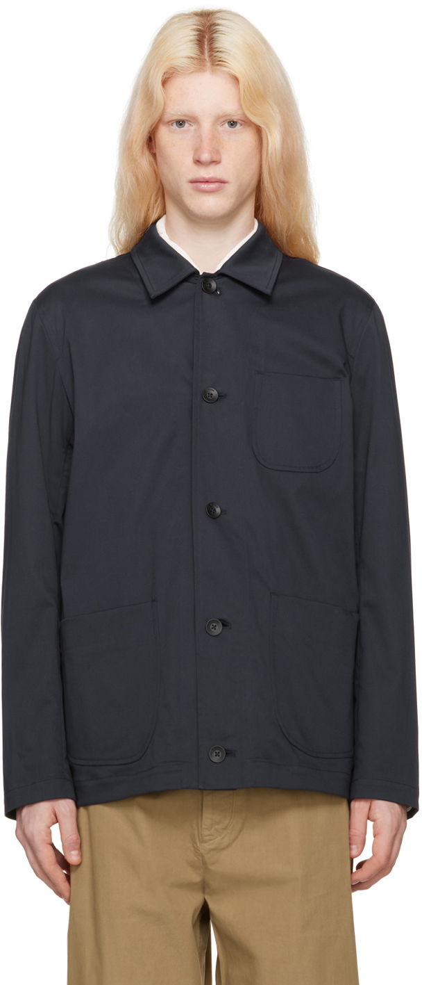 Jakke rag & bone Rag & Bone Evan Chore Jacket Mørkeblå | MBW23H4401TAML