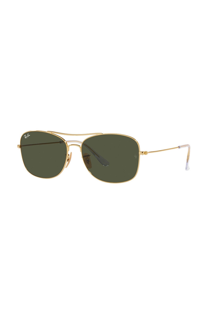 Solbriller Ray-Ban Square Aviator Double Bridge Sunglasses Metalisk | 0RB3799.001.31, 0