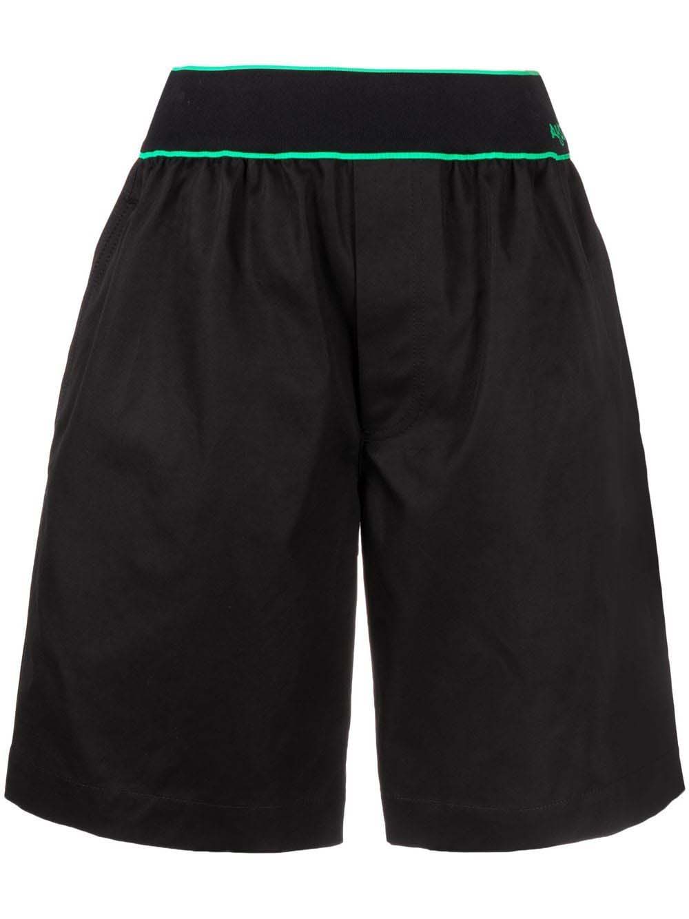 Shorts Bottega Veneta Elastic Waist Shorts Sort | 702095V1J101000, 0