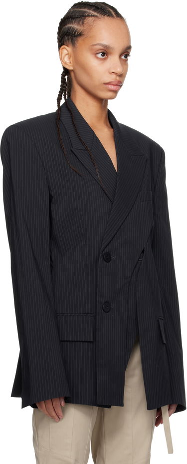 Frakker Ottolinger Ottolinger Oversize Split Blazer Sort | 12360072301, 1