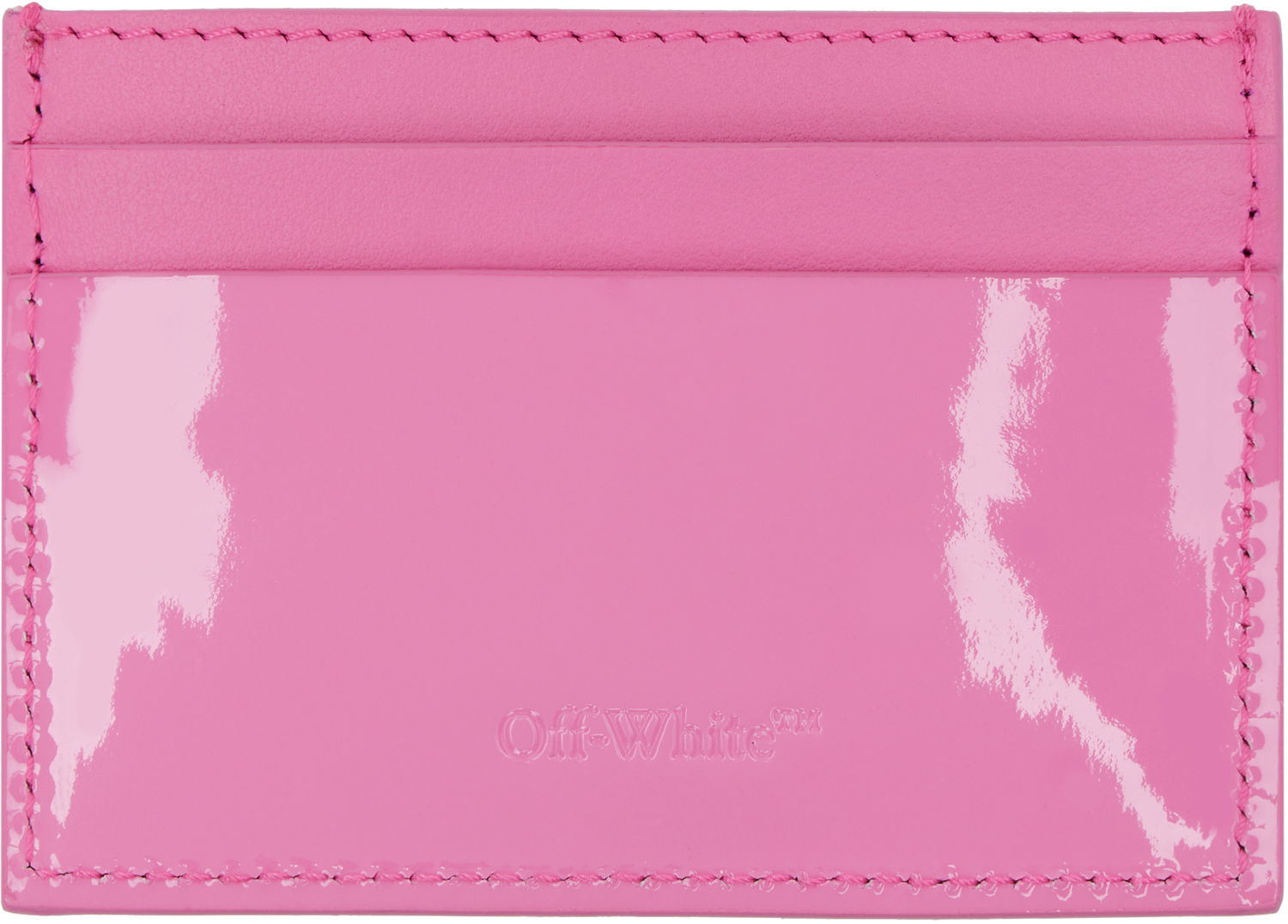 Tegnebog Off-White Card Holder Lyserød | OWND035F24LEA0013B00, 1