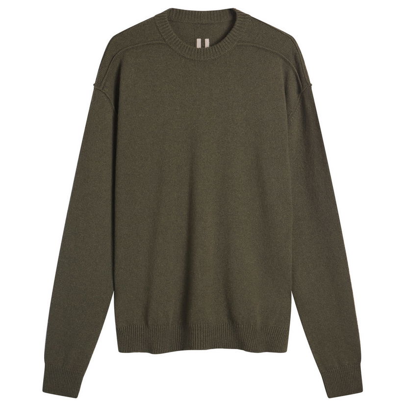 Sweater Rick Owens Rick Owens Knit Crew Sweater Grøn | RU02E1684-WSBR-25