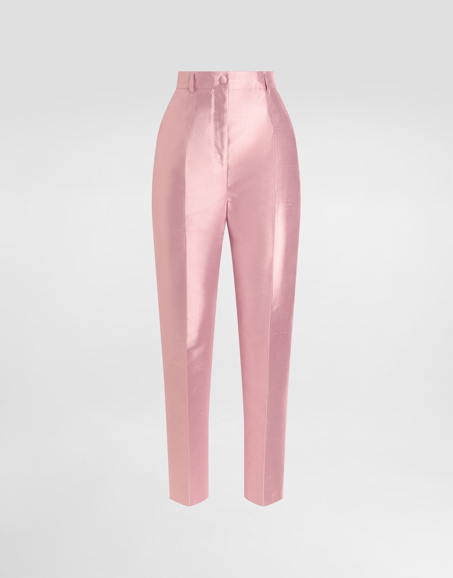 Bukser Dolce & Gabbana Dolce & Gabbana Shantung Silk Trousers Lyserød | FTAM2TFU1JKF1452, 0
