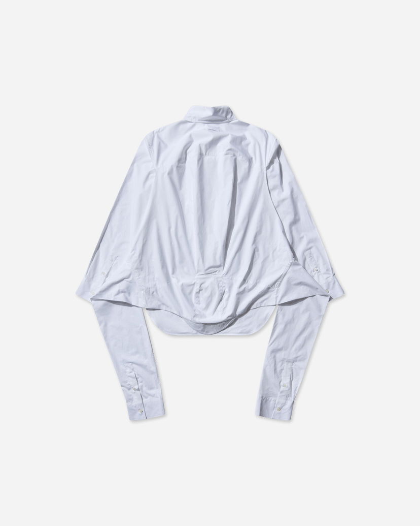 Skjorte Jean Paul Gaultier Oversized Shirt Hvid | 2504UST033C070 01