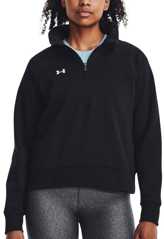 Sweatshirt Under Armour Rival Fleece HZ Sort | 1379492-001, 0