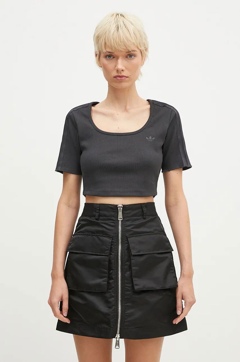 Crop top adidas Originals Originals Femme Galore Baby T-Shirt Sort | JN3013