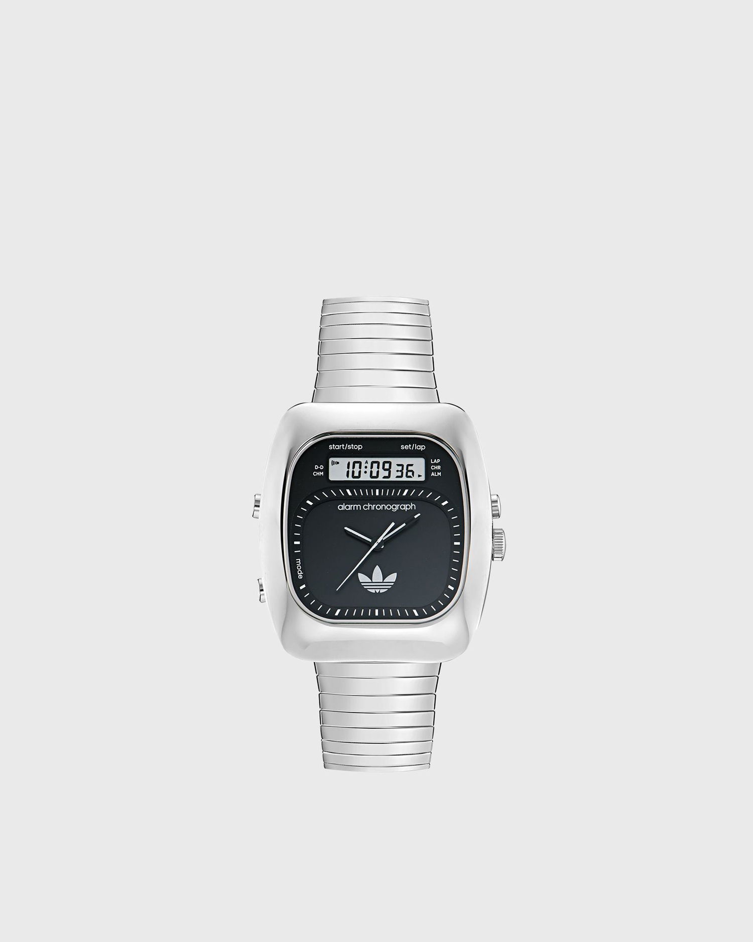 Ur adidas Originals SST Alarm Chronograph Digital Analog Watch with Expansion Band Metalisk | AOSY25013, 1