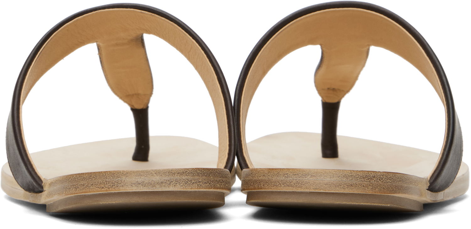 Sneakers og sko Marsèll Marsell Sottile Thong Sandals Brun | MM4787 P011460S330, 1