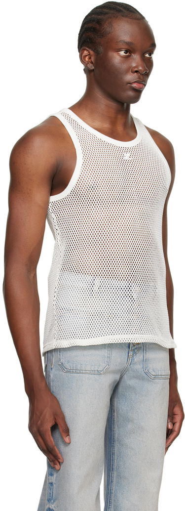 Tanktop Courrèges Courrèges Mesh Tank Top Sort | 124JDE011JS0119, 4