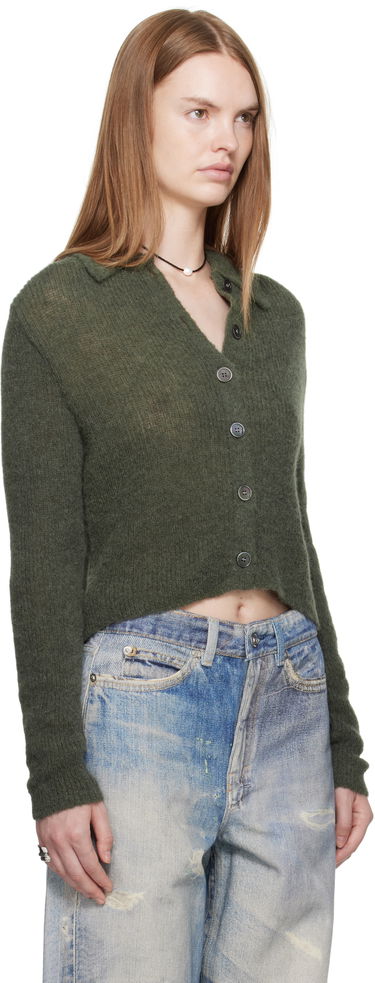 Sweater OUR LEGACY Our Legacy Mazzy Polo Cardigan Grøn | W4253MM, 1