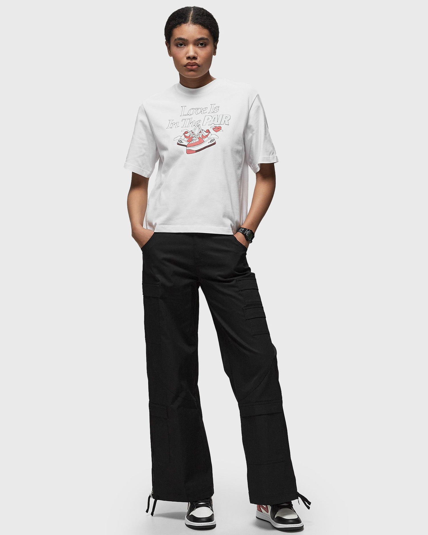 T-shirt Nike WMNS Sportswear OC 1 BOXY Valnetines Day Tee Hvid | FQ8870-100, 1