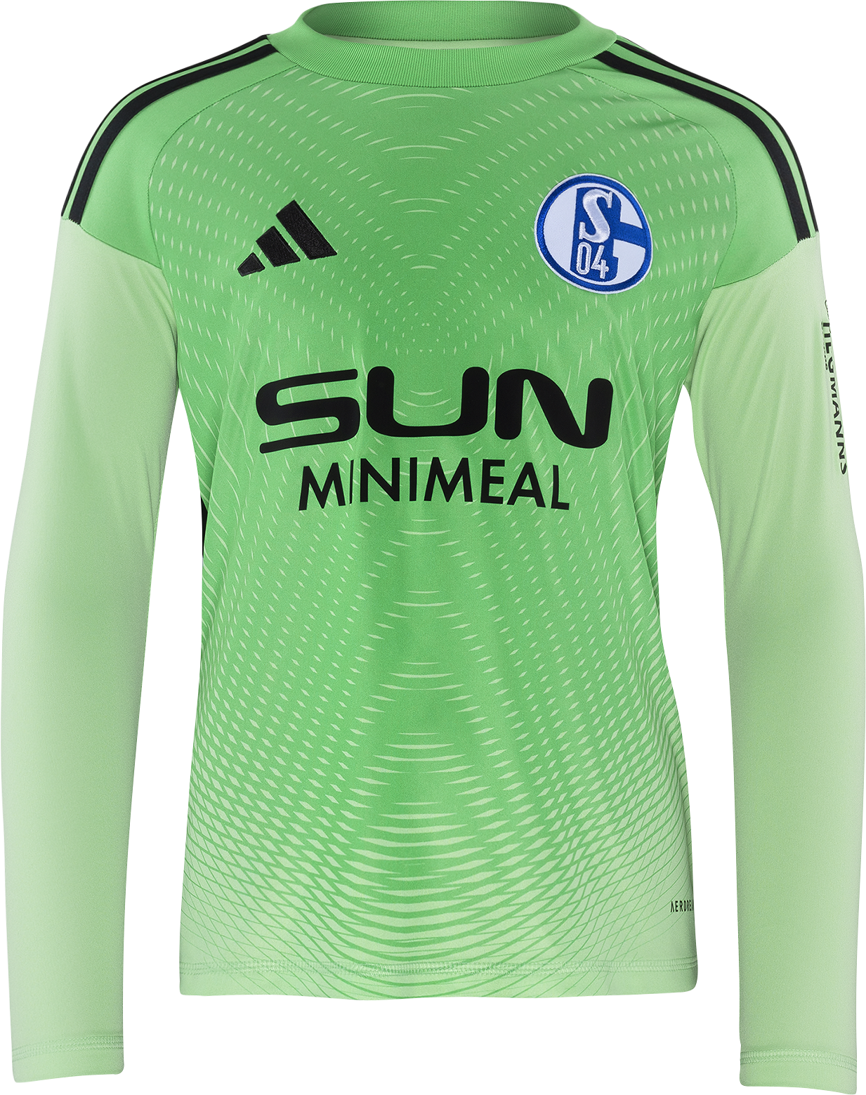 Jersey adidas Originals FC Schalke 04 Goalkeeper Jersey 2025/26 Kids Long Sleeve Grøn | 6s04ji9730, 0