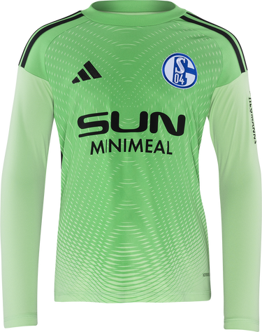 Jersey adidas Originals FC Schalke 04 Goalkeeper Jersey 2025/26 Kids Long Sleeve Grøn | 6s04ji9730, 0