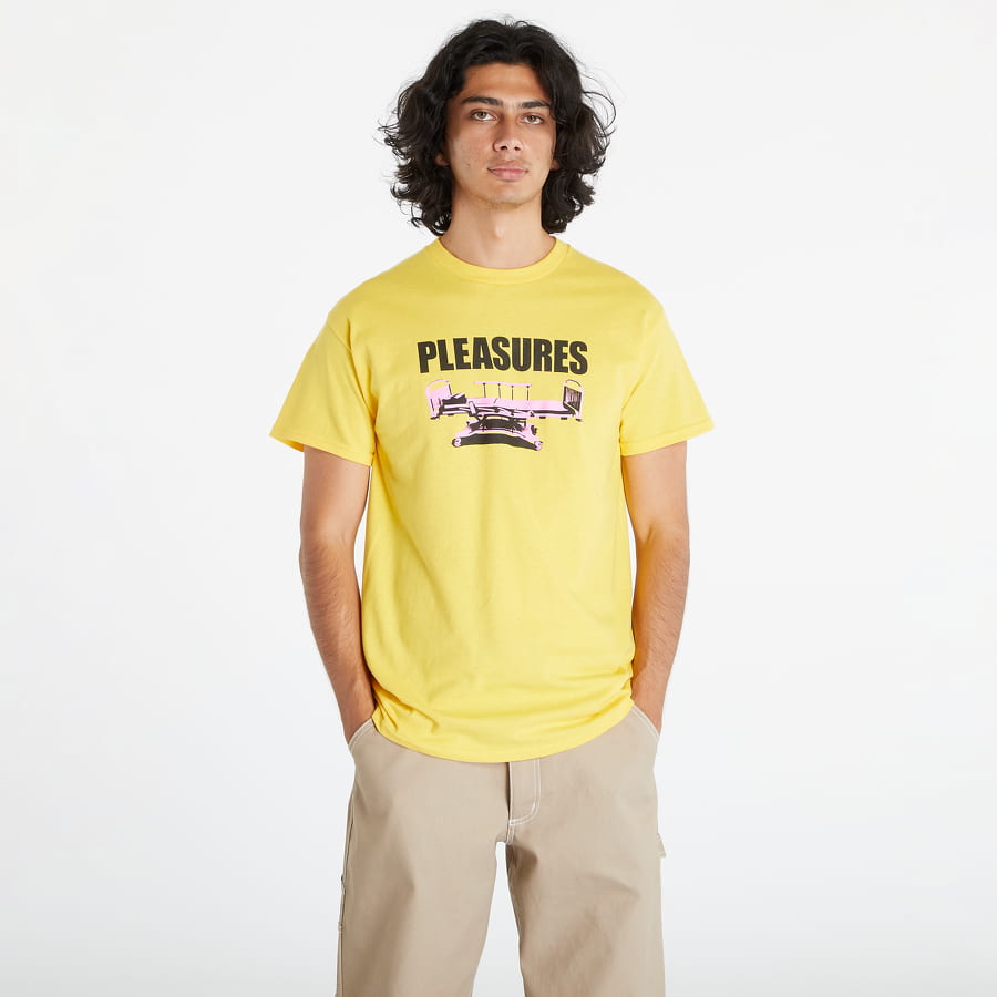 T-shirt Pleasures s krátkým rukávem Bed Gul | P23F048 YELLOW, 0