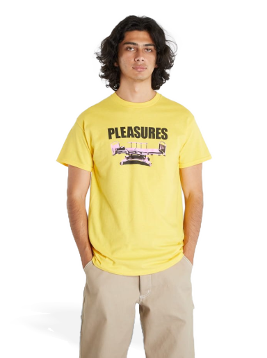 T-shirt Pleasures s krátkým rukávem Bed Gul | P23F048 YELLOW