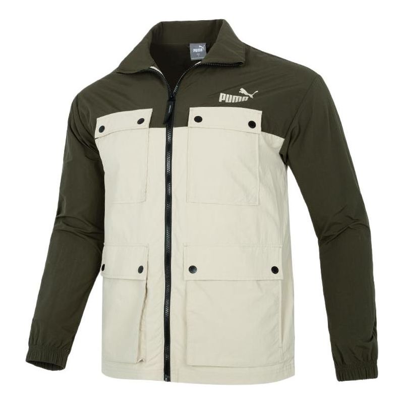 Vindjakke Puma Men's Windbreaker Jacket Beige | 849455-64