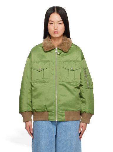 Bomberjakke Jordan Green Zip Grøn | FB5088-340