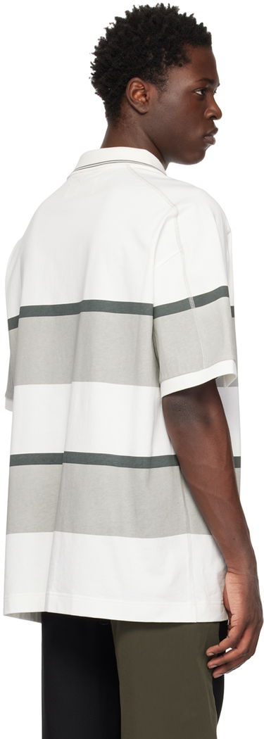 Polo skjorte Feng Chen Wang Feng Chen Wang Deconstructed Polo Hvid | FUS15PL02, 2