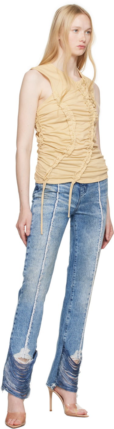 Jeans Diesel Diesel D-Ginna-FSG Straight Leg Jeans Blå | A17934 0CMBM, 3