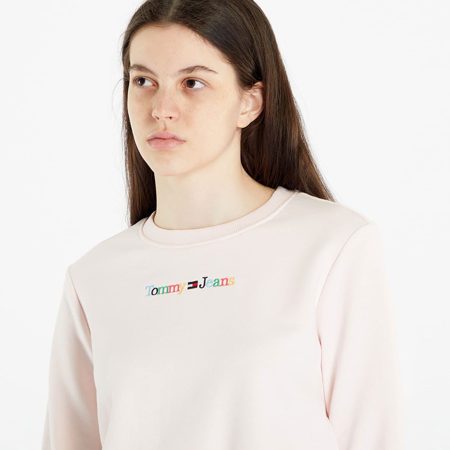 Sweatshirt Tommy Hilfiger Jeans Sweatshirt Lyserød | DW0DW15648.PPYX, 1