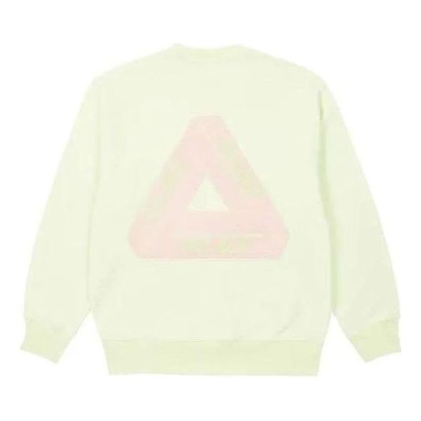 Sweatshirt Palace Fleece Crew Sweater with Logo Print Grøn | PLC23028