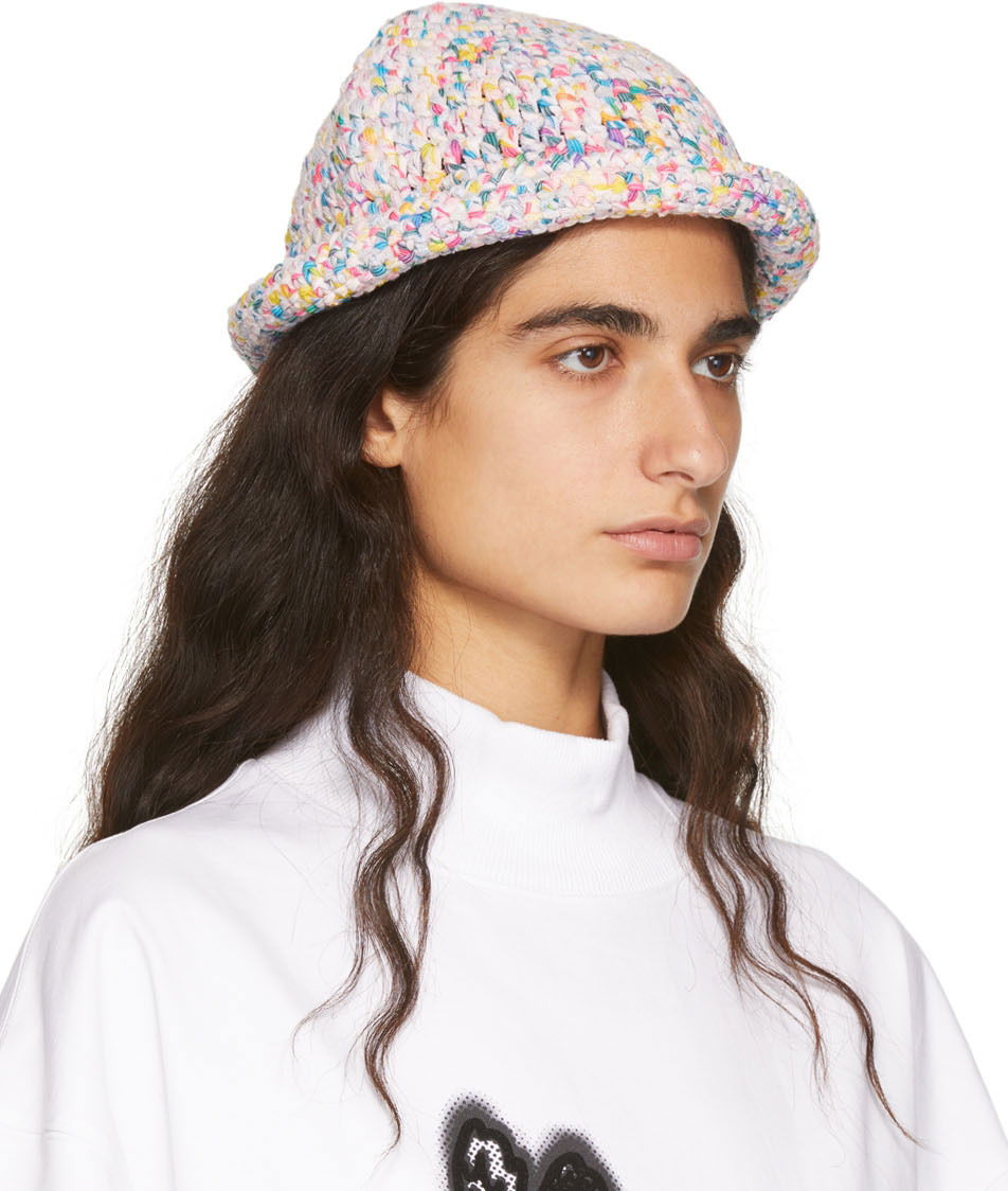 Hat We11done Crochet Logo Bucket Hat Flerfarvet | WD-KH1-22-650-U-BK, 1