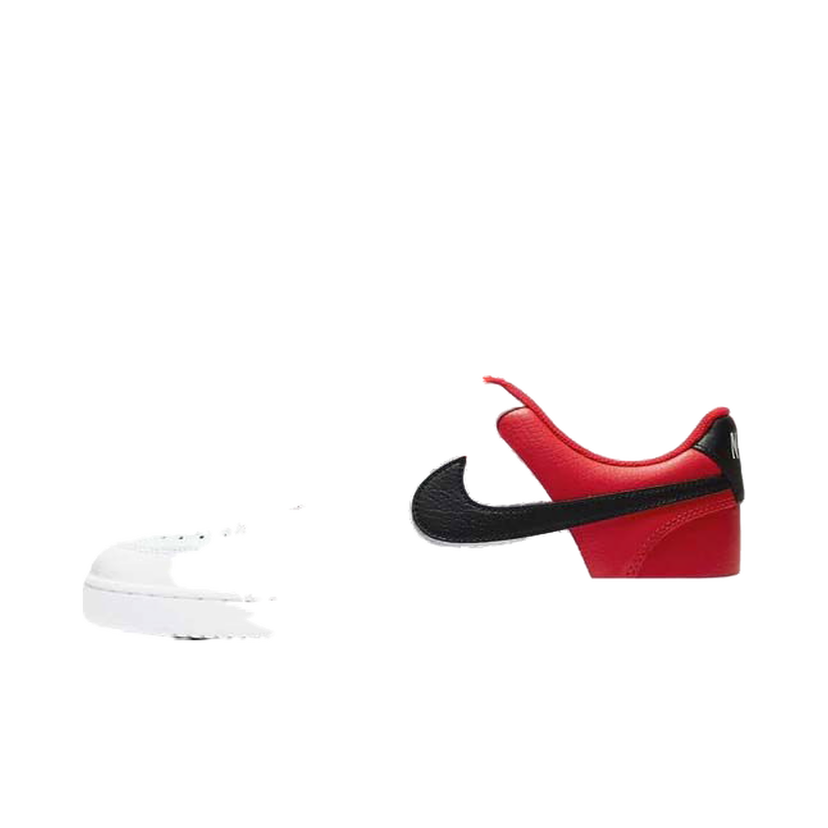 Sneakers og sko Nike Court Vision Low White Black University Red Hvid | DH0851-100