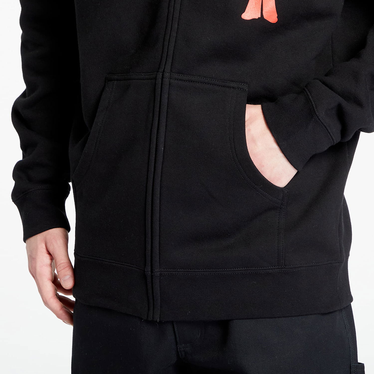 Sweatshirt Pleasures Jamiroquai x High Times Zip Hoodie Sort | P23W061 BLACK, 1