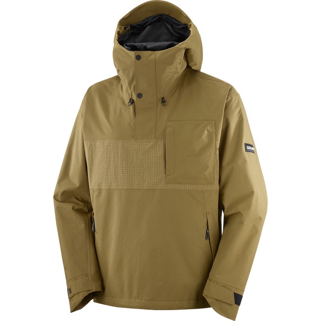 Parka Salomon Venom Hooded Technical Anorak Brun | LC2609800, 1