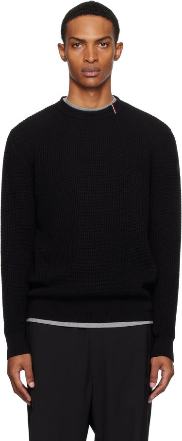 Sweater Moncler Moncler Crew Neck Sweater Sort | K20919C00011M1367, 0