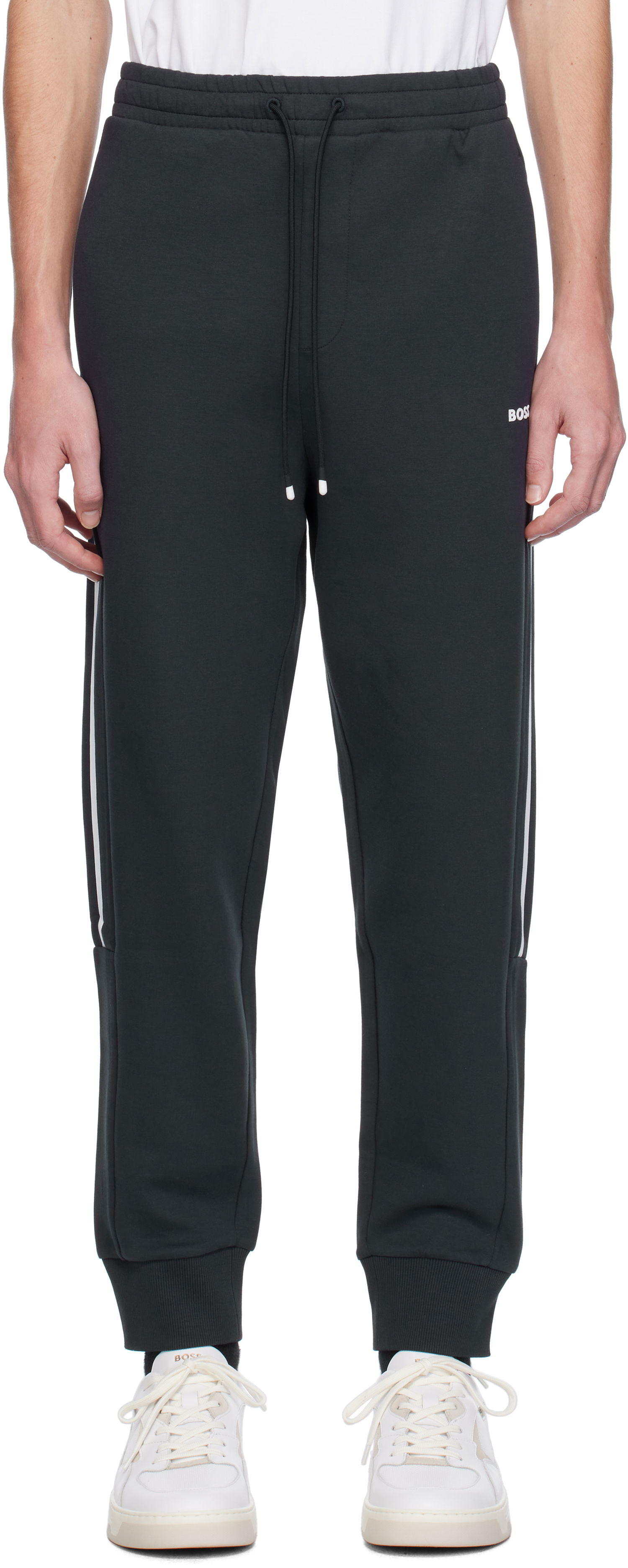 Joggingbukser BOSS Three-Pocket Sweatpants Sort | 50511517, 0