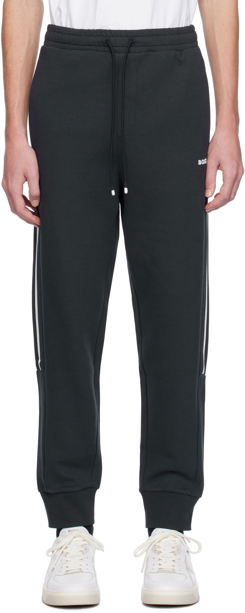 Joggingbukser BOSS Three-Pocket Sweatpants Sort | 50511517