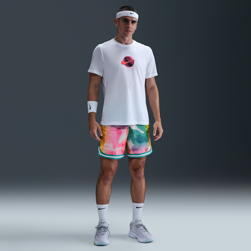 T-shirt Nike Nike DNA Dri-FIT Basketball Shorts Hvid | HJ3879-345