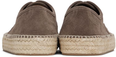 Tøj JW Anderson JW Anderson Lace-Front Platform Espadrilles Grå | SE0031-LA0240, 1