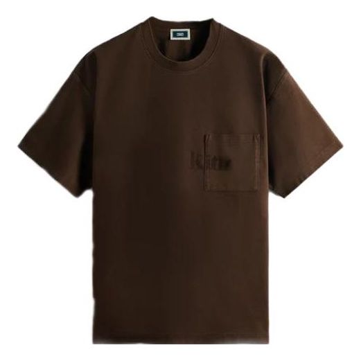 T-shirt KITH KITH Quinn Pocket T-Shirt Brun | KHM030945-275, 0