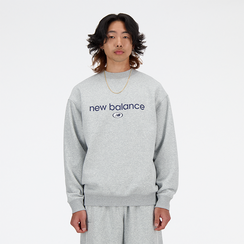 Sweatshirt New Balance MT41597AGT Grå | MT41597AGT, 0