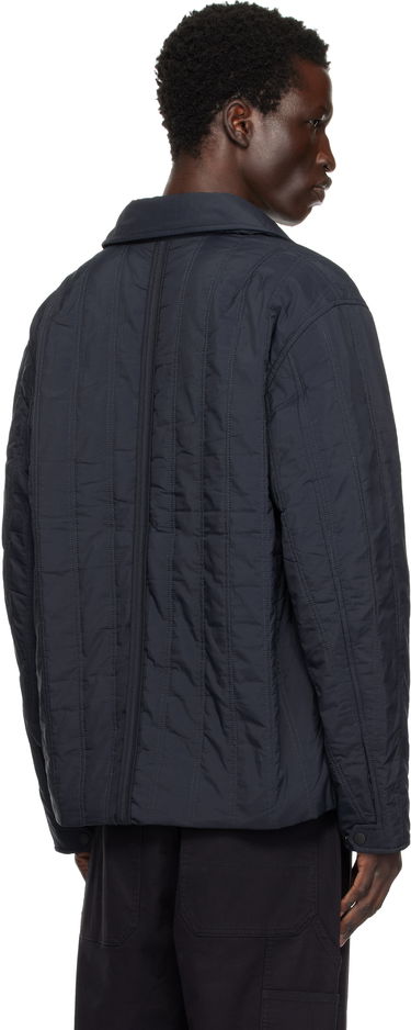 Jakke rag & bone Maxwell Quilted Button-Up Jacket Sort | MBW24H2007XWML, 2
