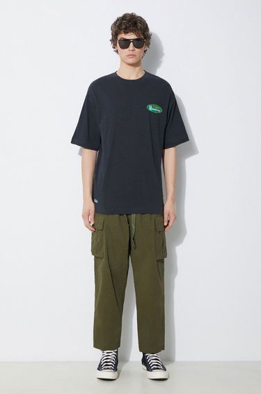 T-shirt Manastash Manastash Hemp Original Logo T-Shirt Sort | 7924134002, 1