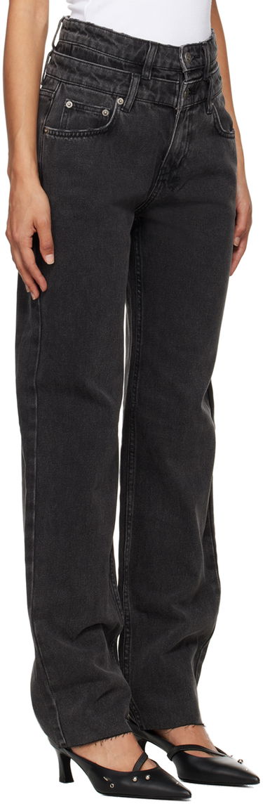 Jeans Ksubi Ksubi Playback Rework Shadow Jeans Sort | WFA24DJ003, 1